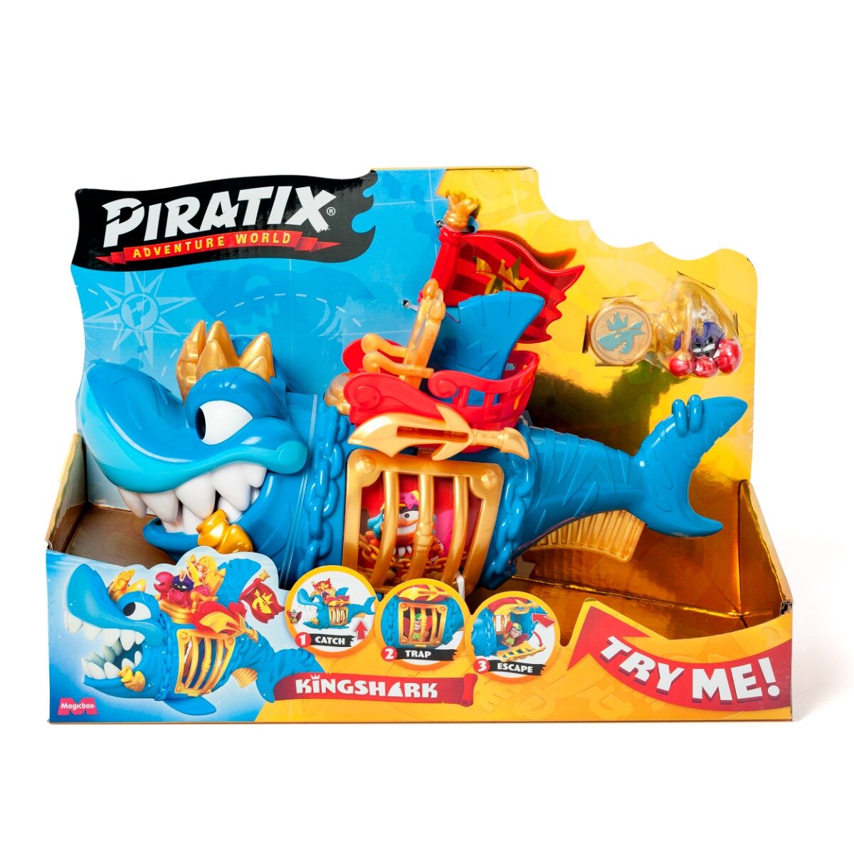 Piratix Set de joaca cu figurina King Shark