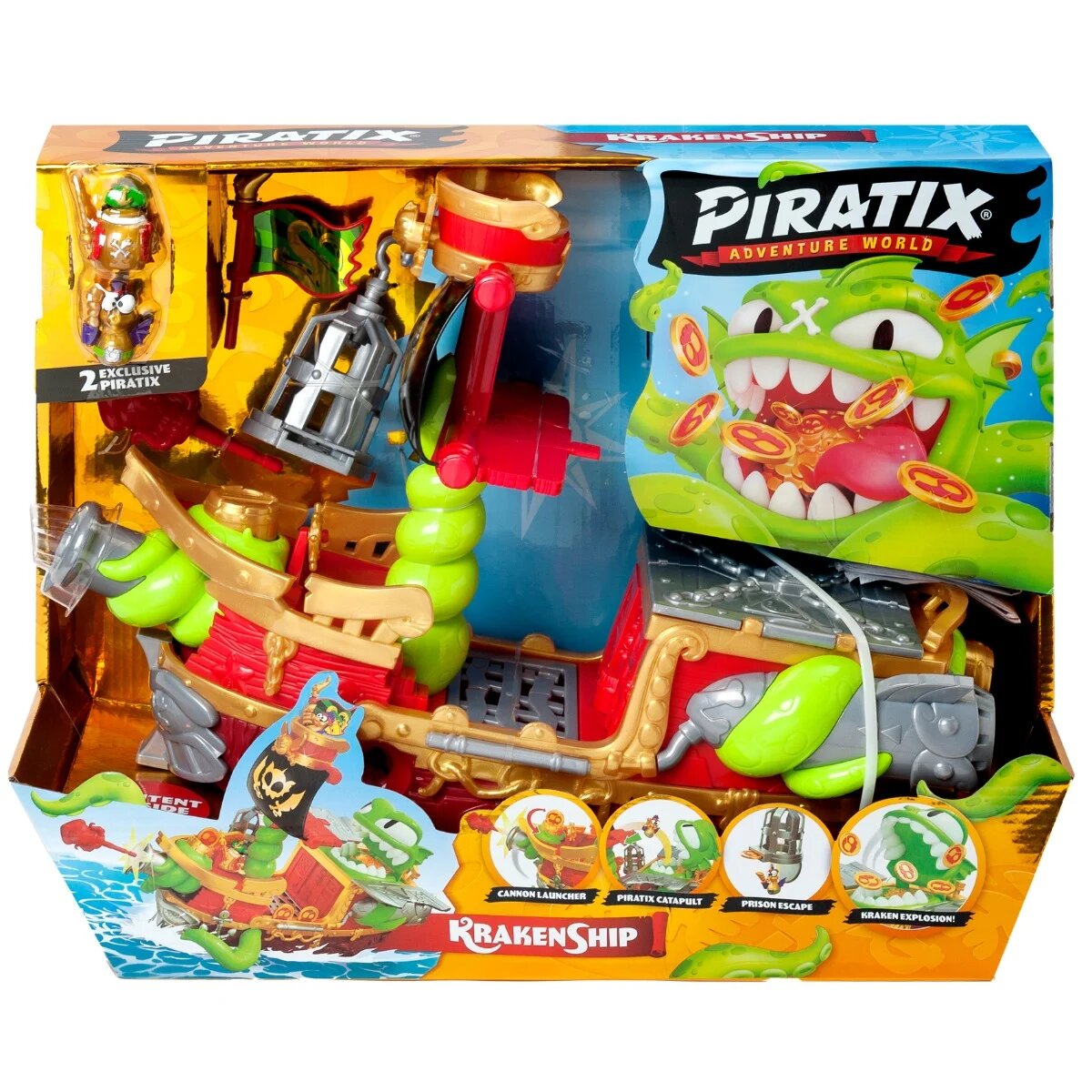 Piratix Set de joaca cu figurine Kraken Ship