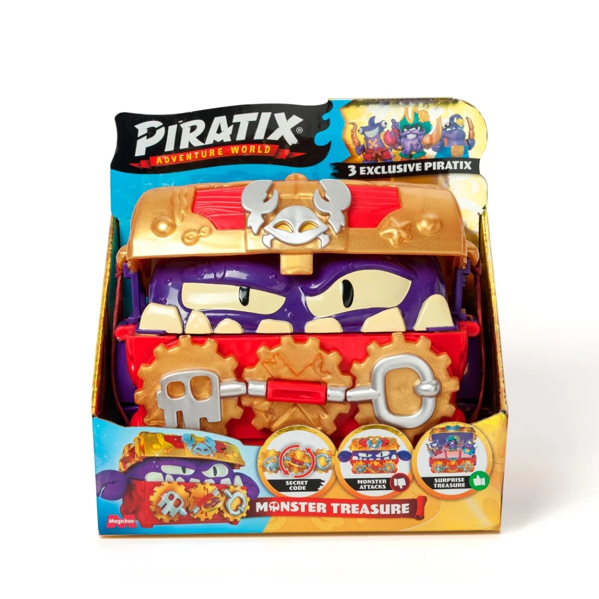 Piratix Set de joaca cu figurine Monster Treasure