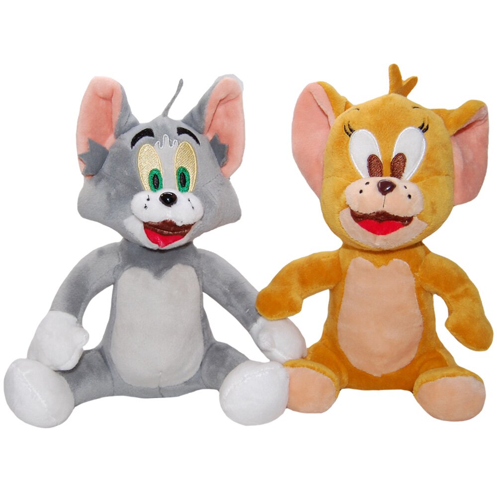 Play by Play Set 2 jucarii de plus Tom And Jerry 18 cm