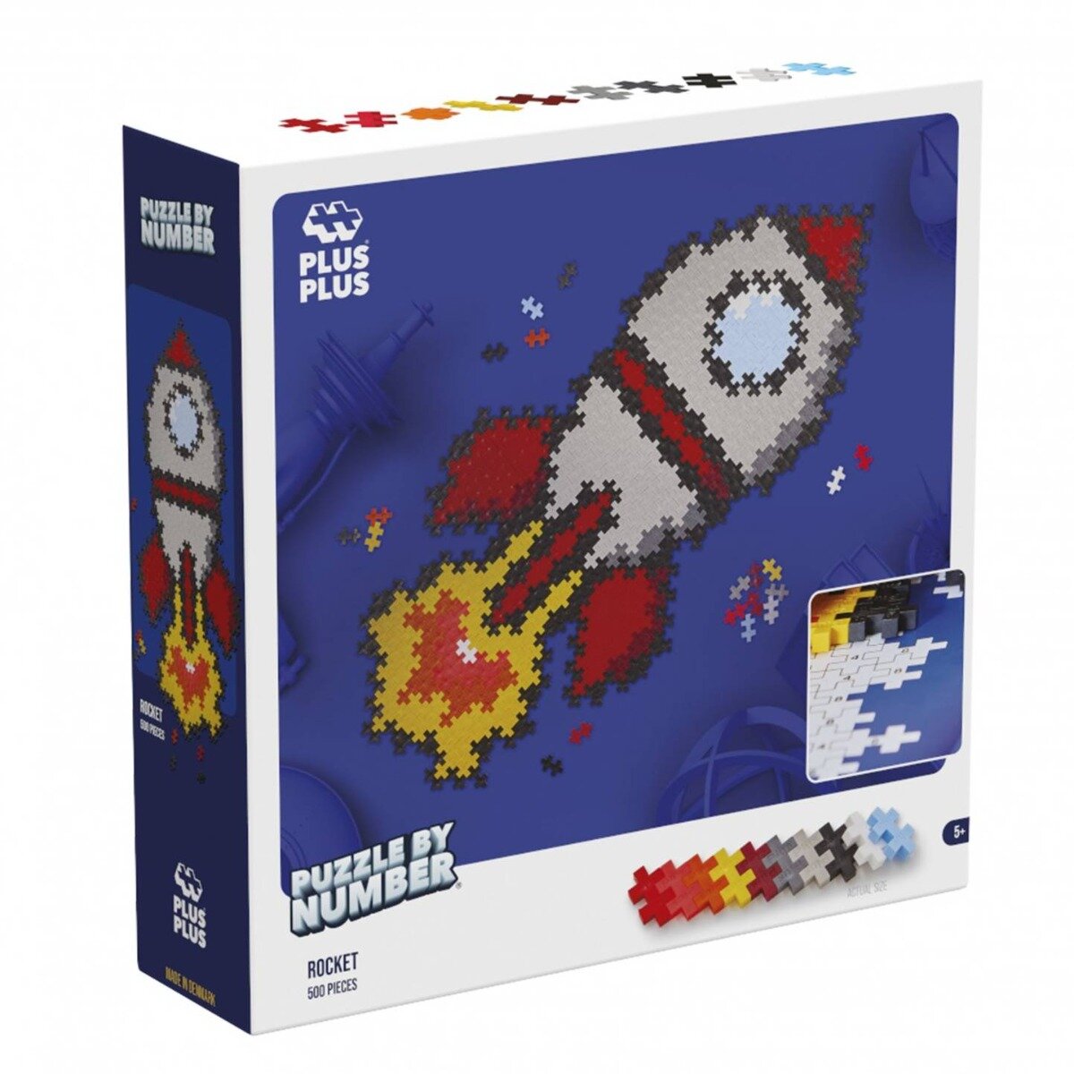 Plus-Plus Puzzle pe numere 500 piese Racheta