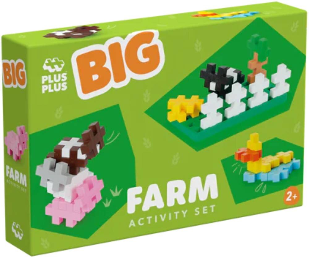 Plus-Plus Set constructie 40 piese mari Ferma