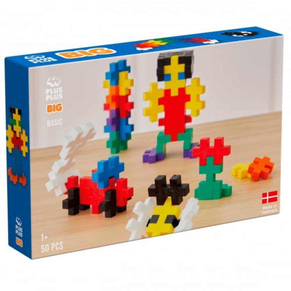 Plus-Plus Set constructie 50 piese mari Culori standard