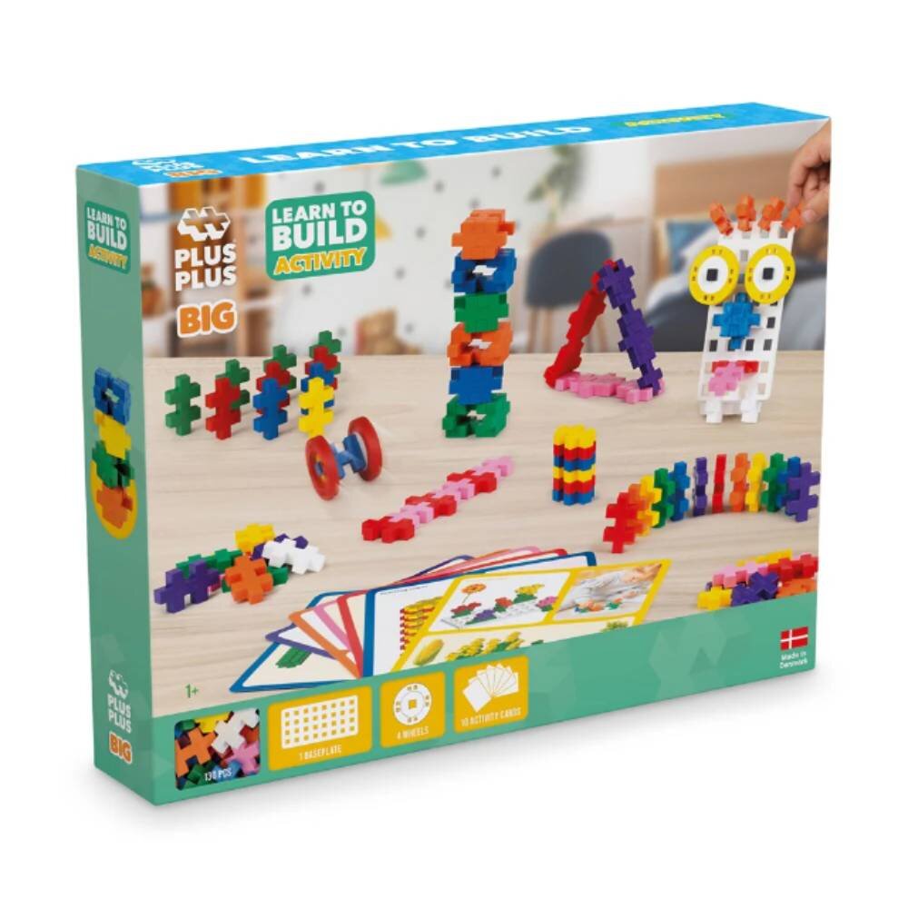Plus-Plus Set de constructie 130 piese mari Invata sa construiesti