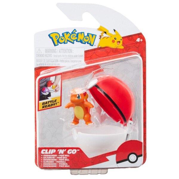 Pokemon Figurina in bila Clip N Go S2 Charmander si Poke Ball