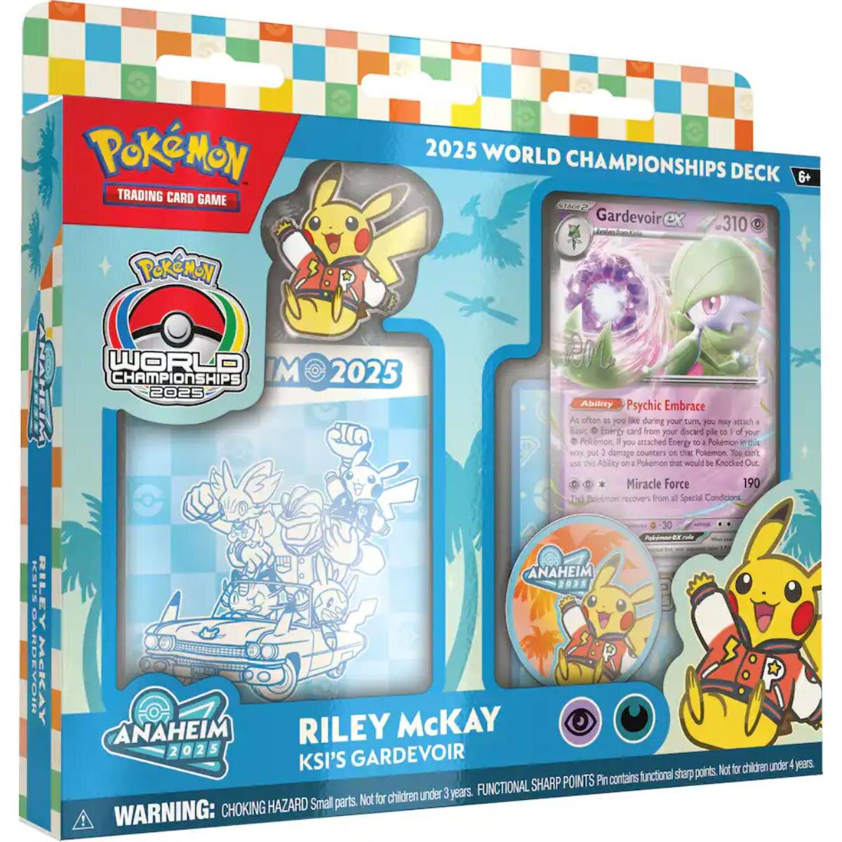 Pokemon Set carti de joc TCG 2025 World Championship Decks Riley McKay