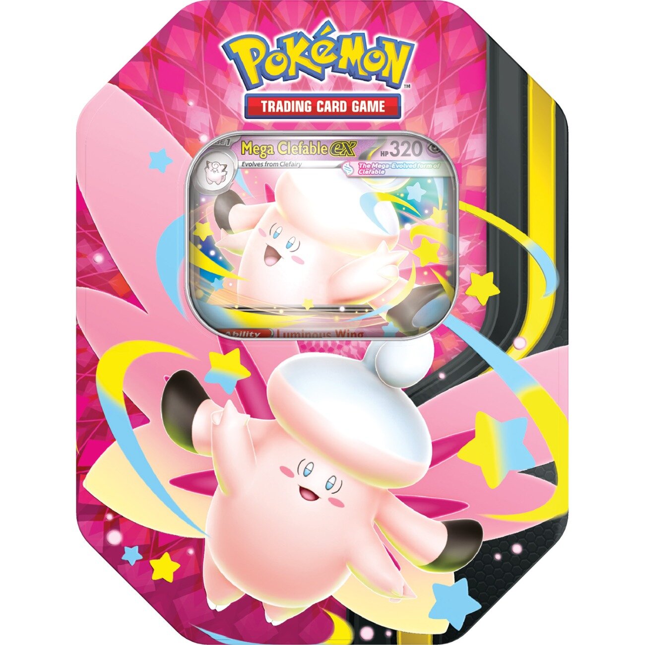 Pokemon Set carti de joc TCG Mega Evolution Summer Tin Mega Moonlit ex