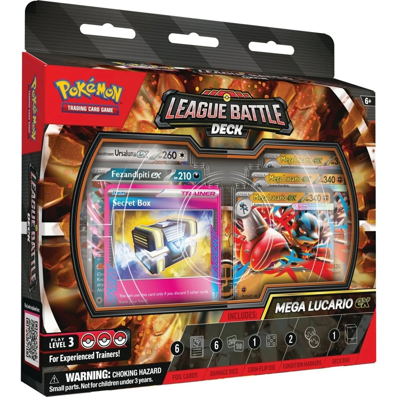Pokemon Set carti de joc TCG Mega Lucario Ex League Battle Deck