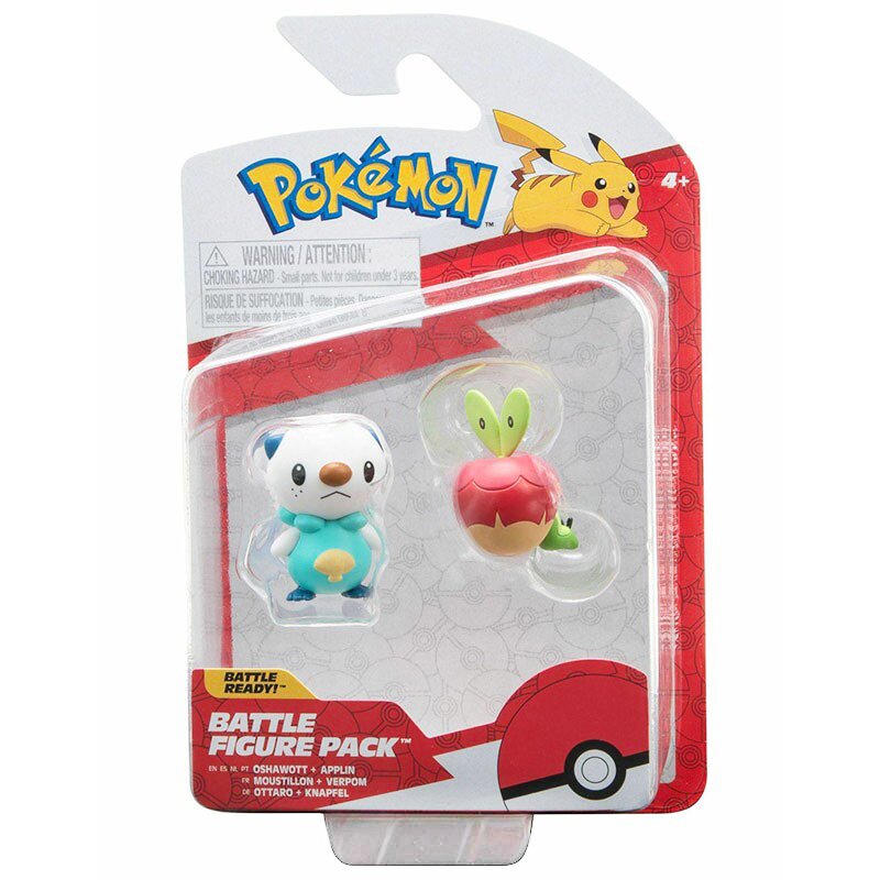 Pokemon Set Figurine articulate S2 Oshawott si Applin