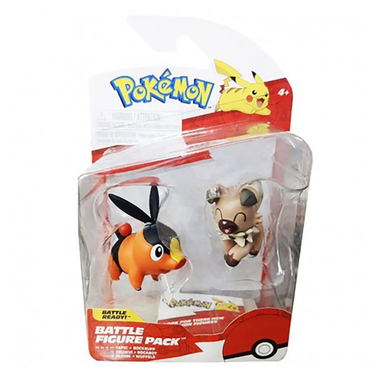 Pokemon Set Figurine articulate S2 Tepig si Rockruff