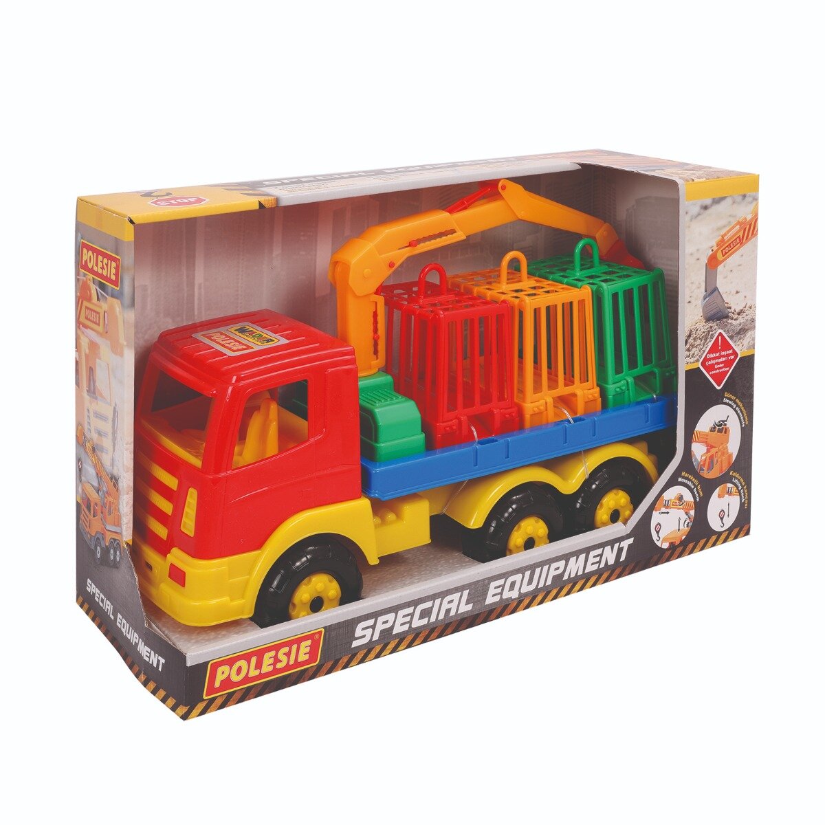 POLESIE Camion de transport animale 46 cm