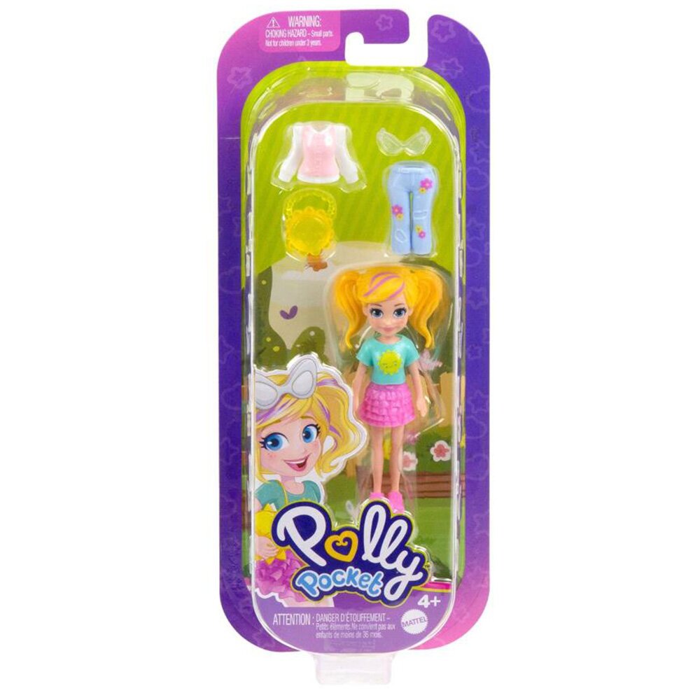 Polly Pocket Mini papusa cu haine de schimb JCB21