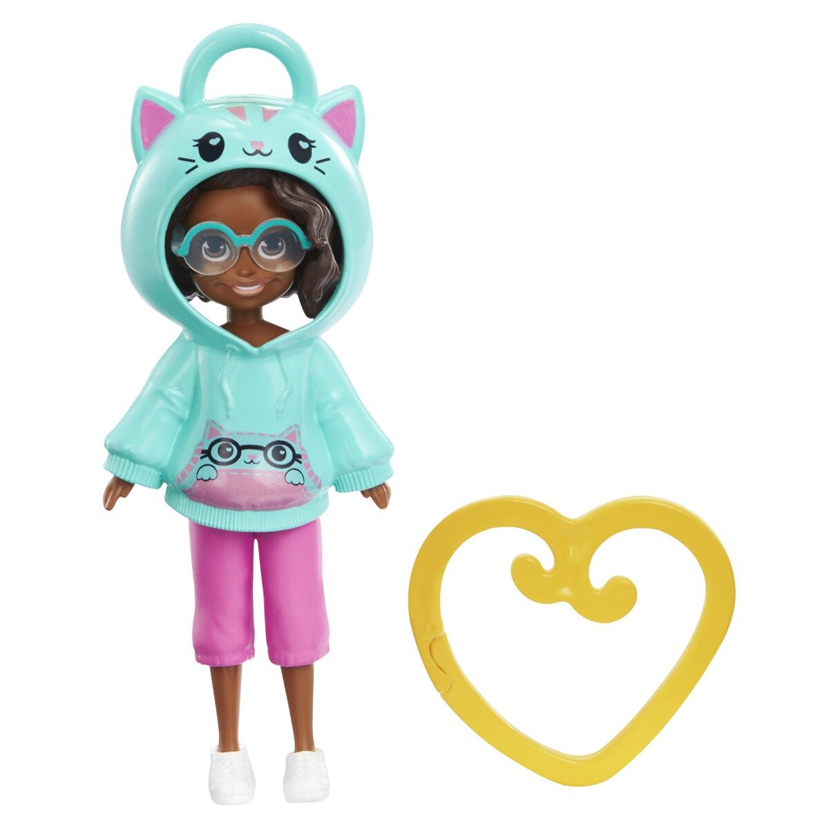 Polly Pocket Papusa cu hanorac animalut HKV99