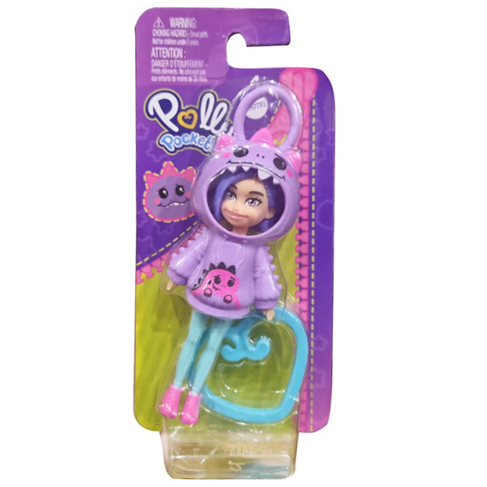 Polly Pocket Papusa cu hanorac animalut HRD62