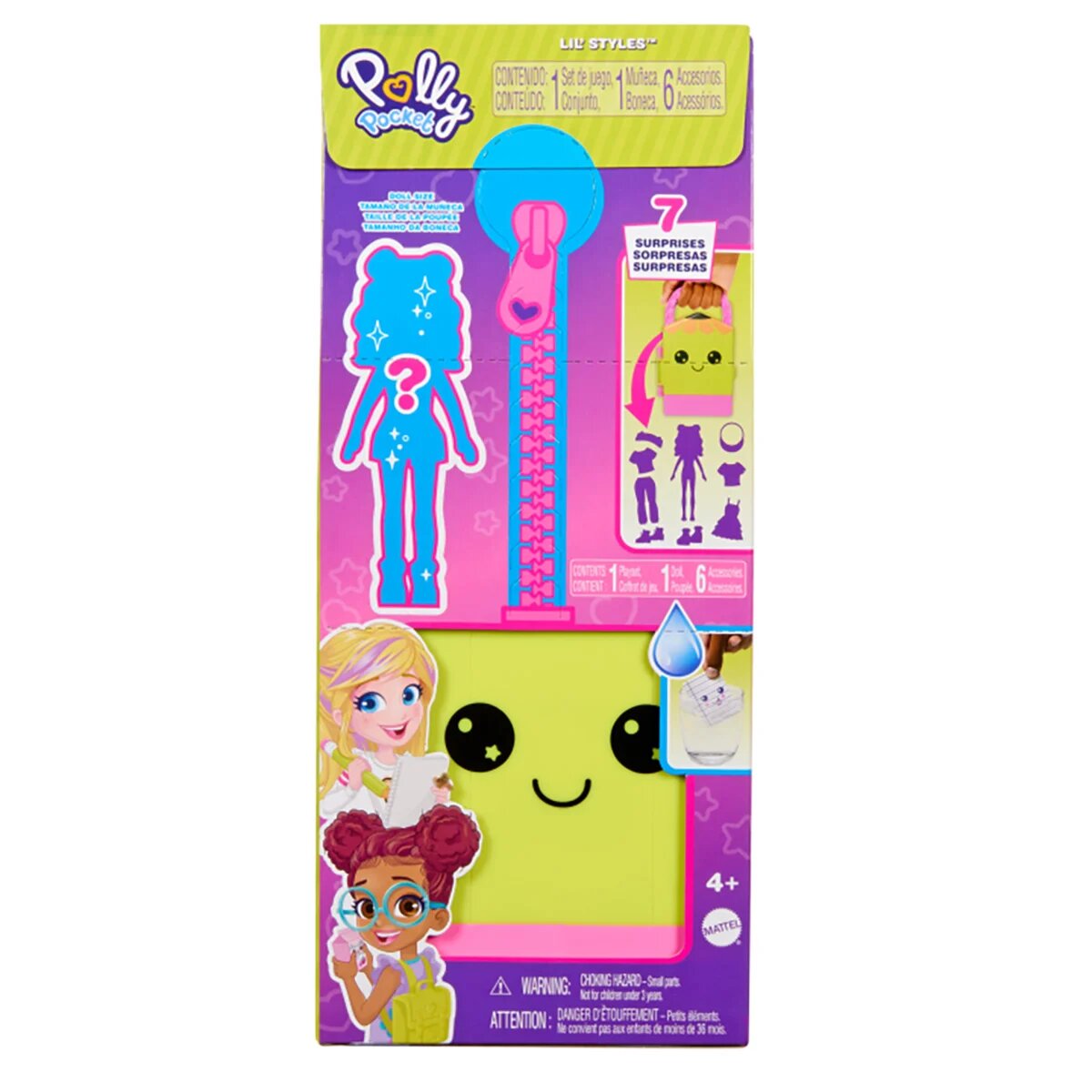 Polly Pocket Set de joaca cu mini papusa in gentuta Lil Styles HRD64
