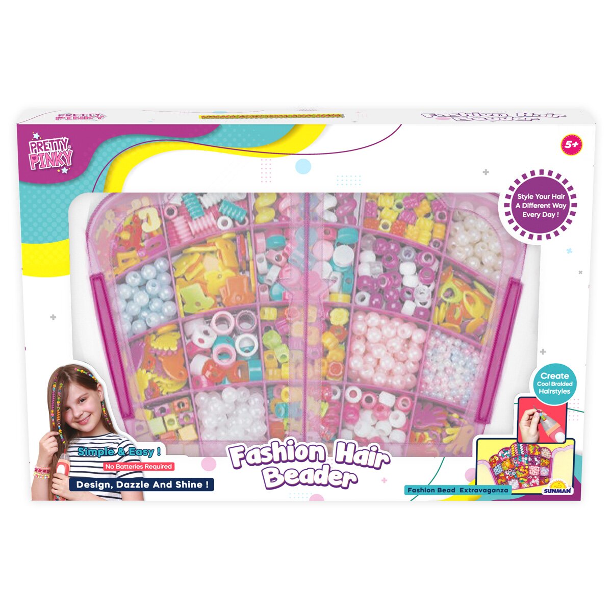 Pretty Pinky Set accesorii pentru par