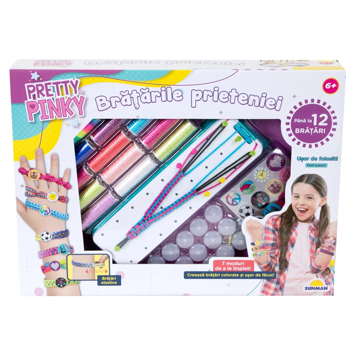 Pretty Pinky Set de creatie Bratarile prieteniei
