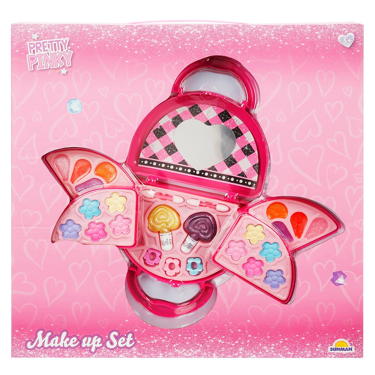 Pretty Pinky Set de make-up in gentuta Preety Pinky 5 compartimente
