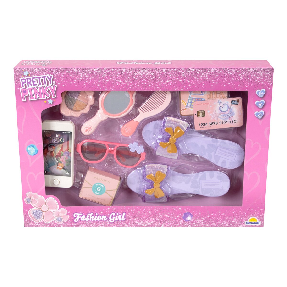 Pretty Pinky Set fashion cu pantofi si accesorii Princess Dream