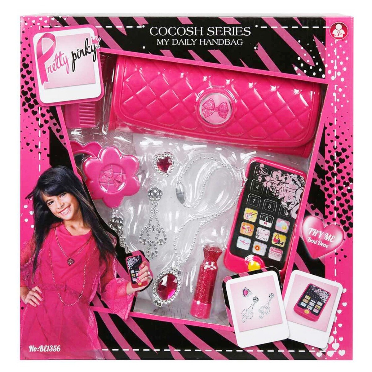 Pretty Pinky Set gentuta cu accesorii