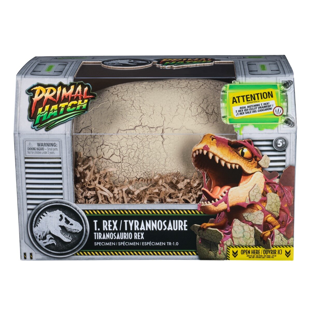 Primal Hatch Figurina interactiva in ou Dinozaur Tyrannosaure Rex 6072462