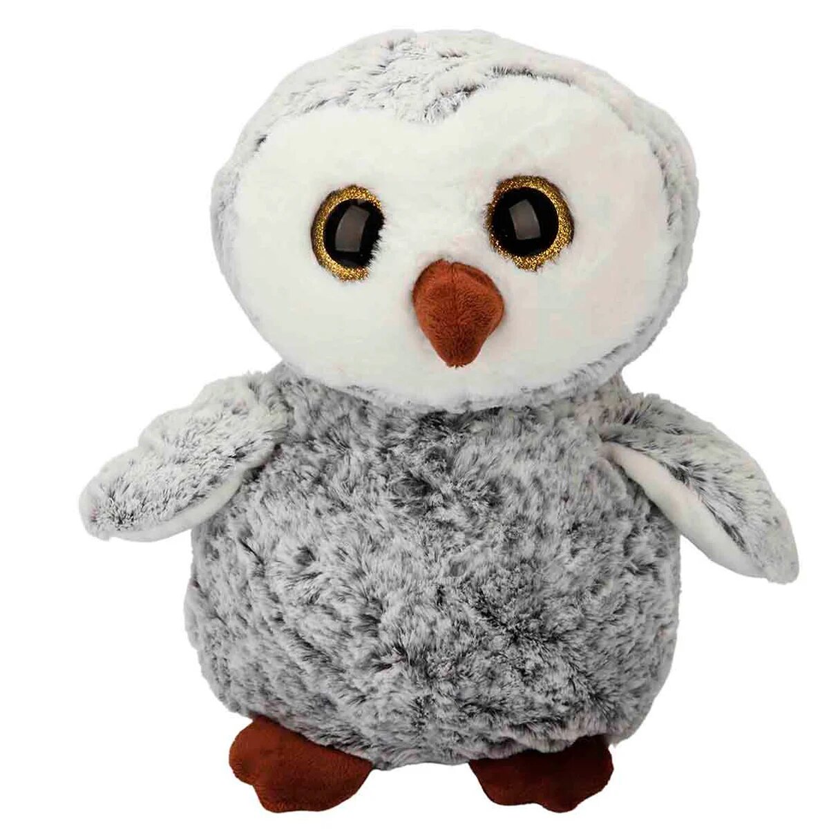 Puffy Friends Jucarie de plus Bufnita Gri 30 cm