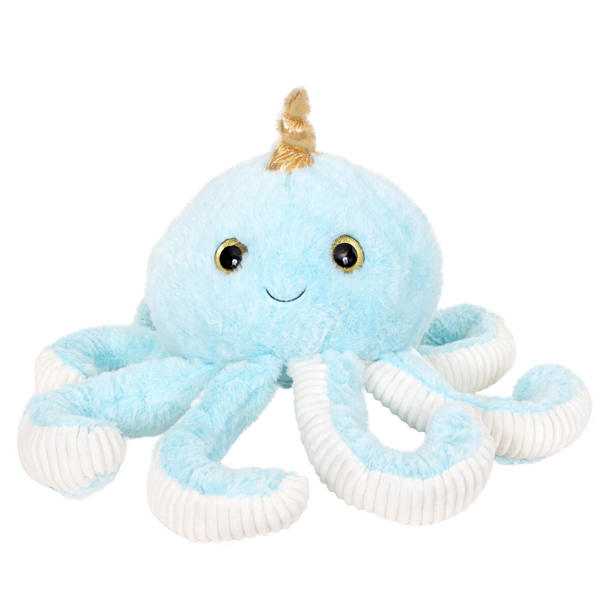 Puffy Friends Jucarie de plus Caracatita Albastru 45 cm