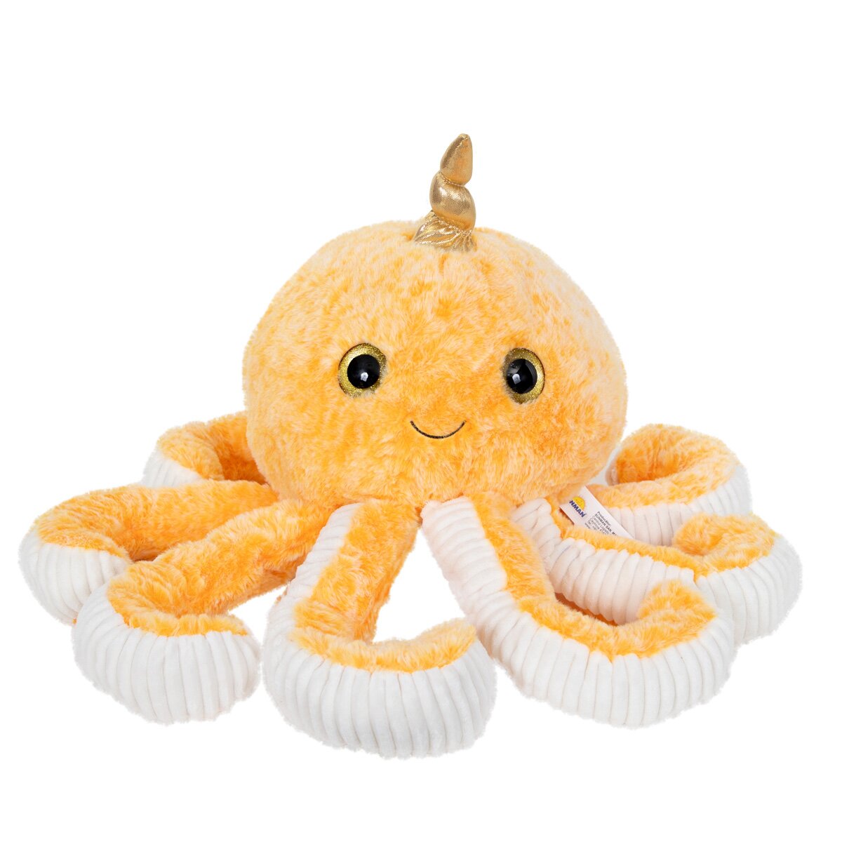 Puffy Friends Jucarie de plus Caracatita Portocaliu 45 cm