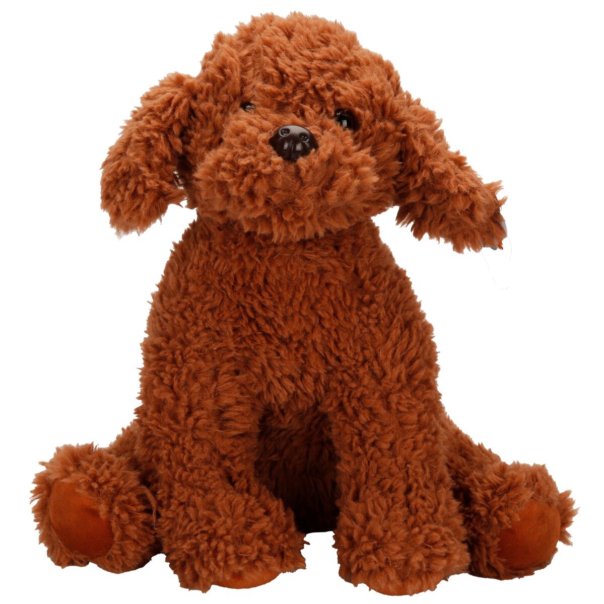 Puffy Friends Jucarie de plus Catelus Poodle Maro inchis 33cm