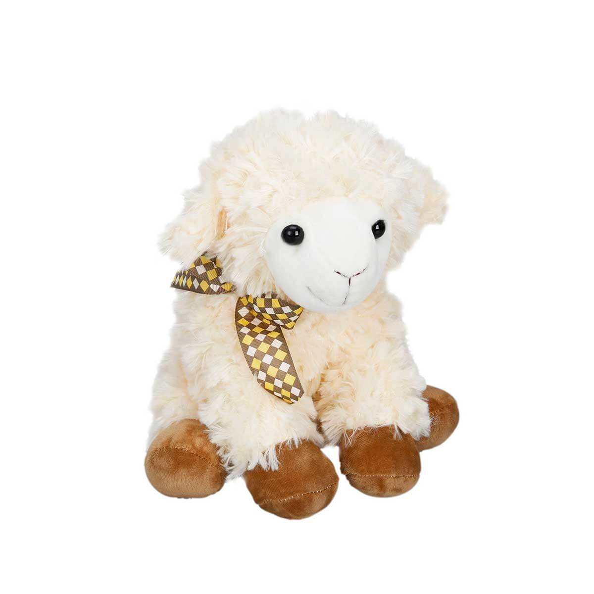 Puffy Friends Jucarie de plus Miel cu fundita maro 24 cm