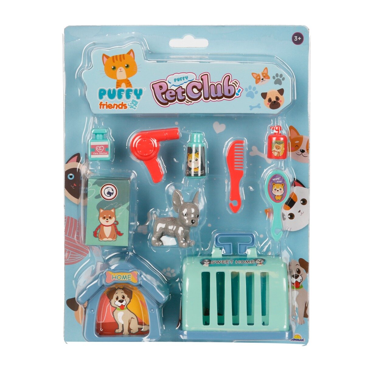 Puffy Friends Set de joaca cu animalut de companie si accesorii Pet Club