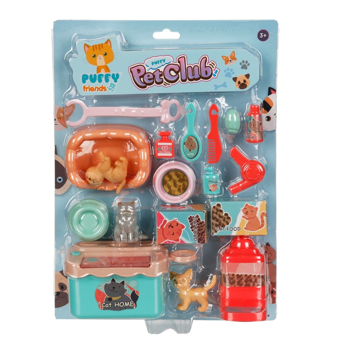 Puffy Friends Set de joaca cu figurine Pet Club