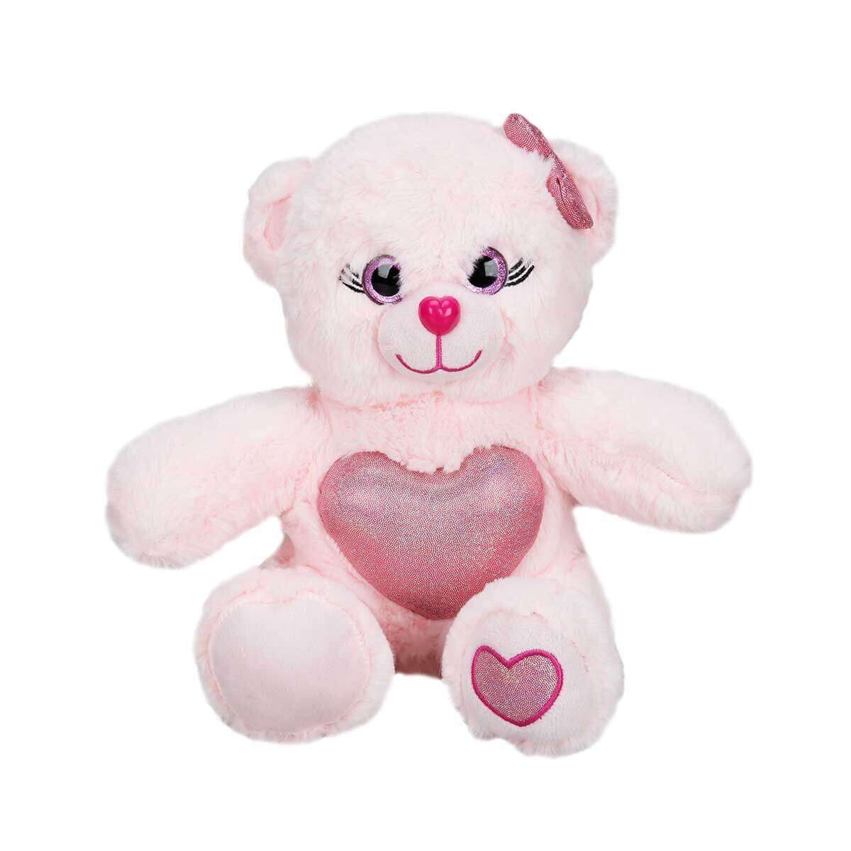 Puffy Friends Ursulet de plus colorat Roz deschis 26 cm