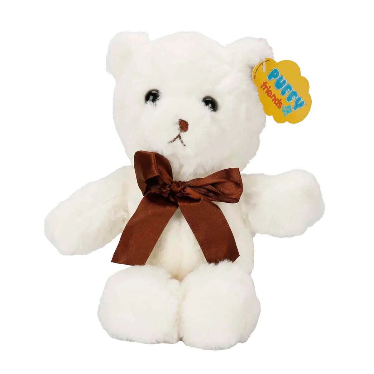 Puffy Friends Ursulet de plus cu funda Alb 20 cm