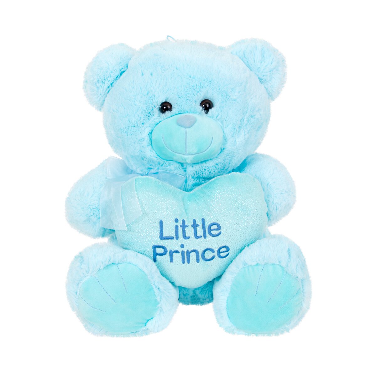 Puffy Friends Ursulet de plus cu inima Little Princess Albastru 45 cm