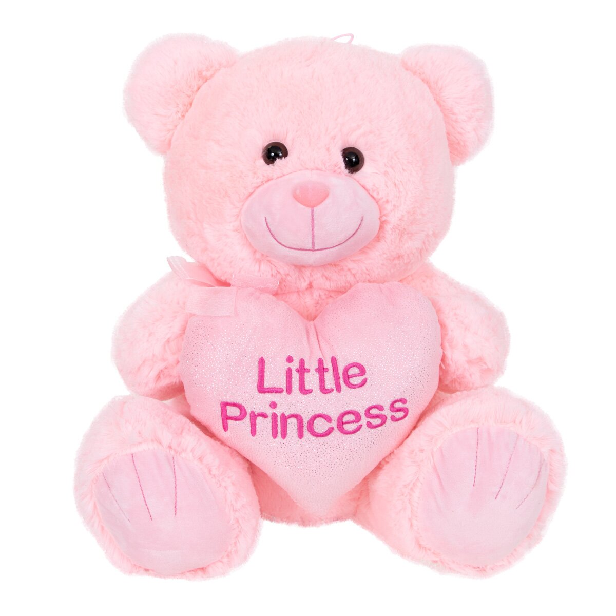 Puffy Friends Ursulet de plus cu inima Little Princess Roz 45 cm