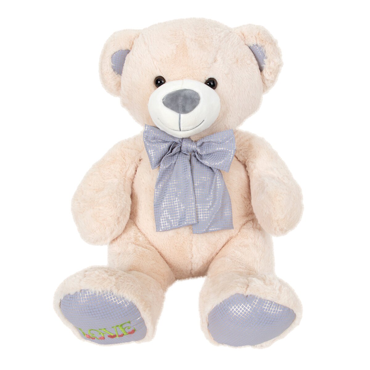 Puffy Friends Ursulet de plus cu papion Bleu 50 cm