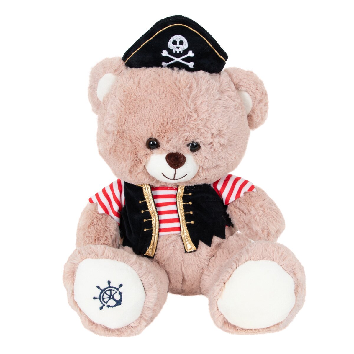 Puffy Friends Ursulet de plus in costum de pirat 32 cm