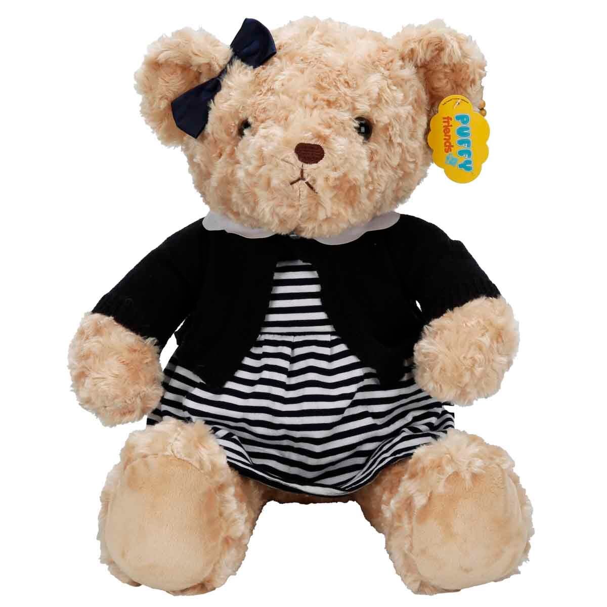 Puffy Friends Ursulet de plus in rochita 37 cm