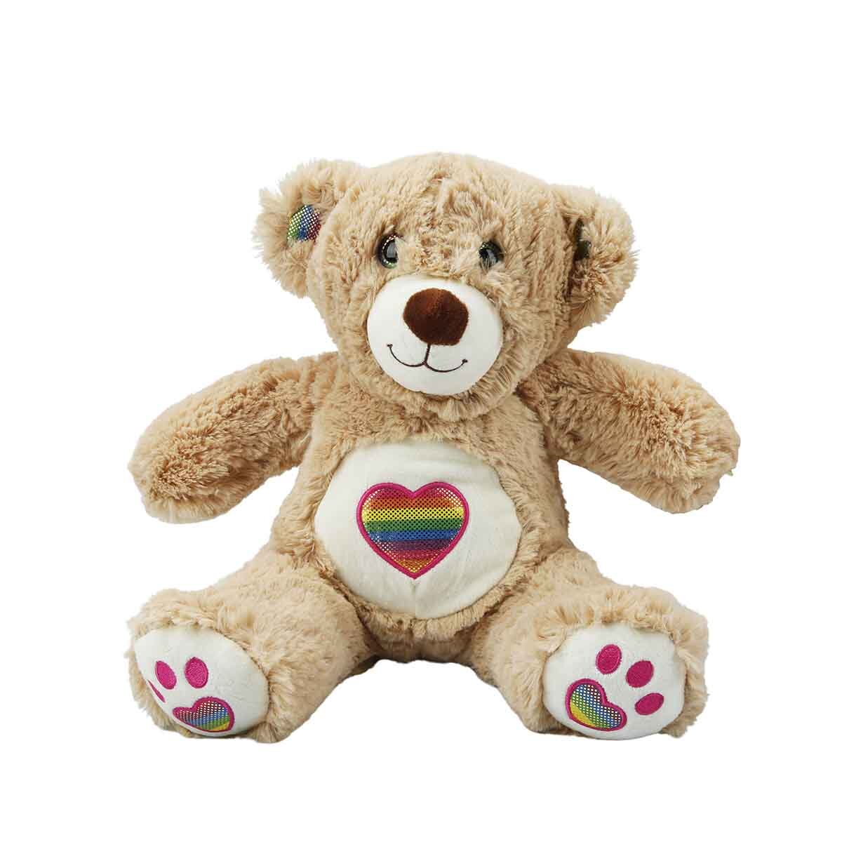 Puffy Friends Ursulet de plus Rainbow Heart Maro 30 cm