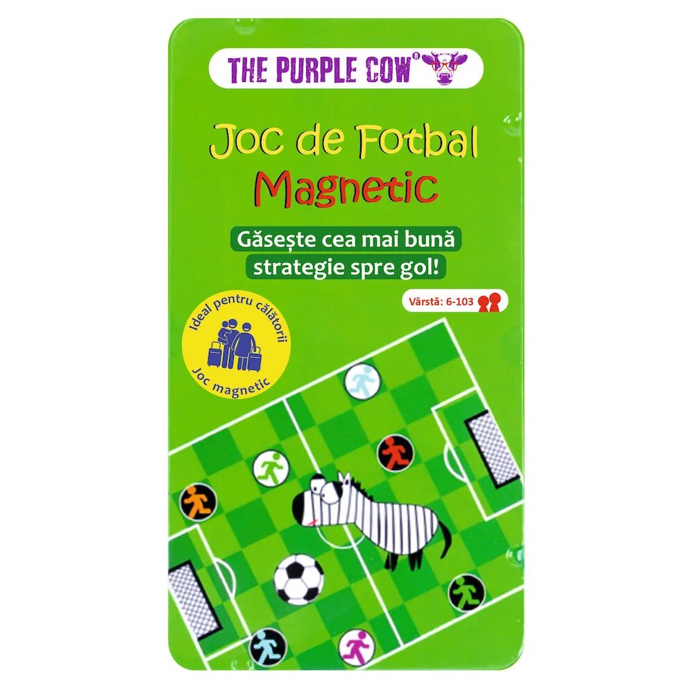 Purple Cow Joc de fotbal magnetic