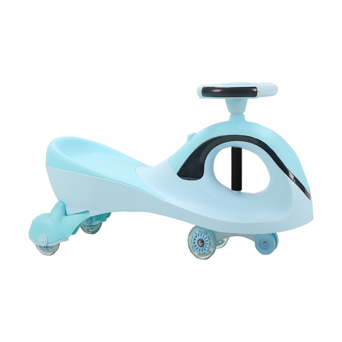 Qitong Masinuta fara pedale cu lumini si sunete Swing Car Bleu