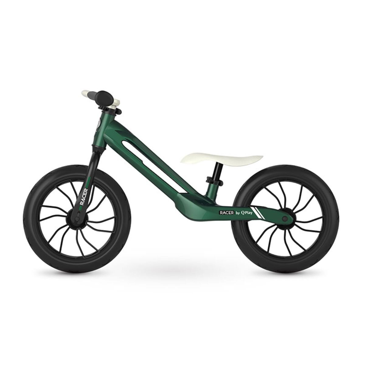 QPlay Bicicleta fara pedale Racer Verde 12 inch