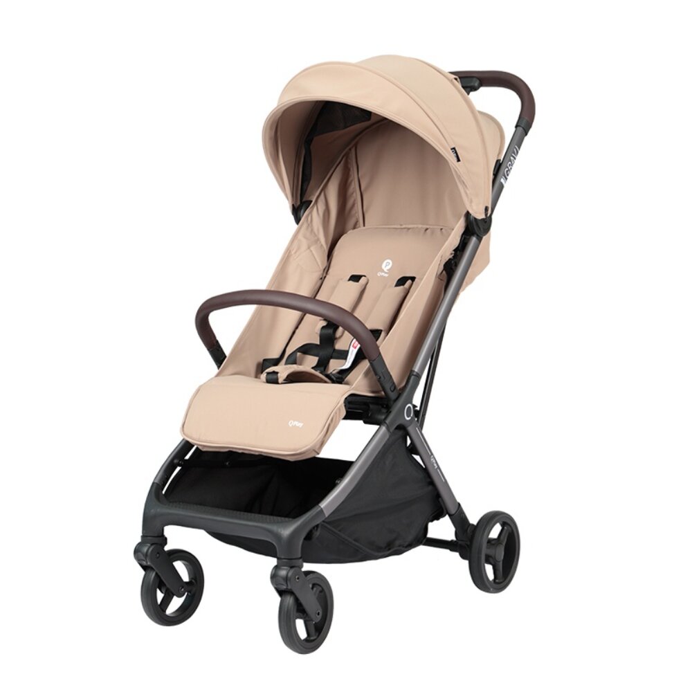 QPlay Carucior sport Grav cu pliere automata Bej