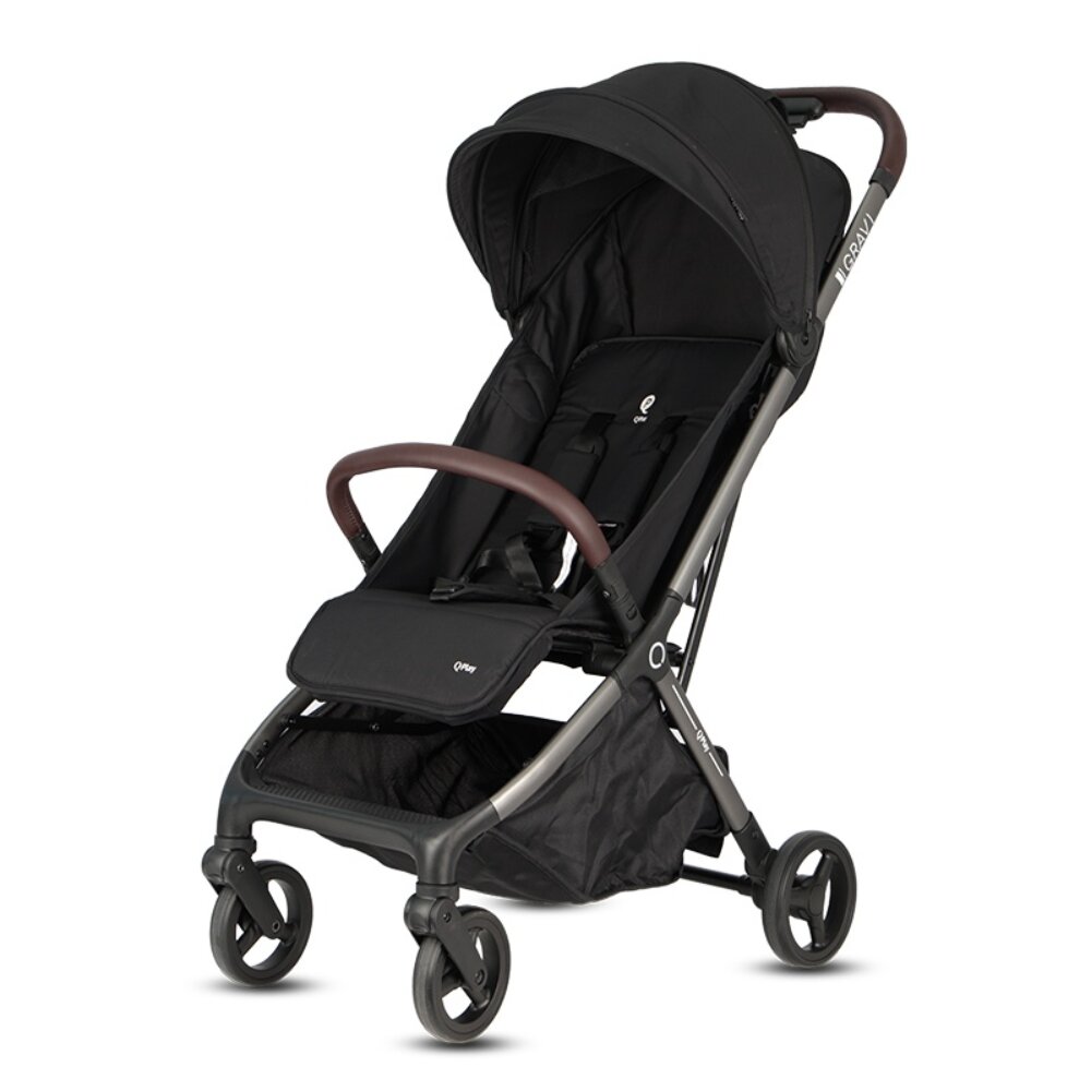 QPlay Carucior sport Grav cu pliere automata Negru