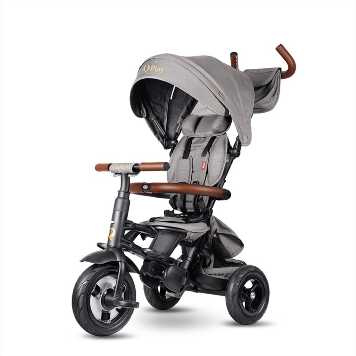 QPlay Tricicleta pliabila Rito Deluxe Gri