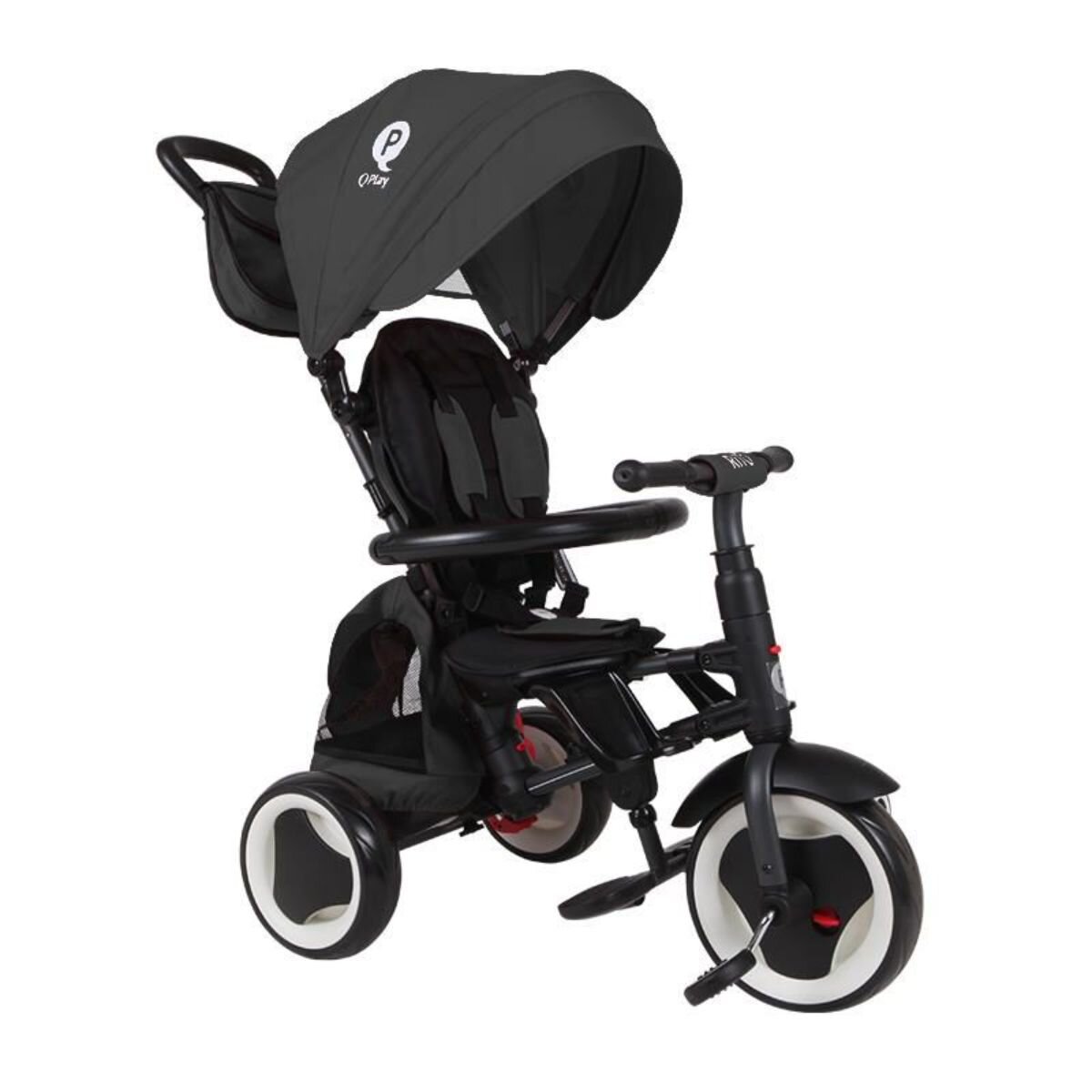 QPlay Tricicleta pliabila Rito Plus Negru