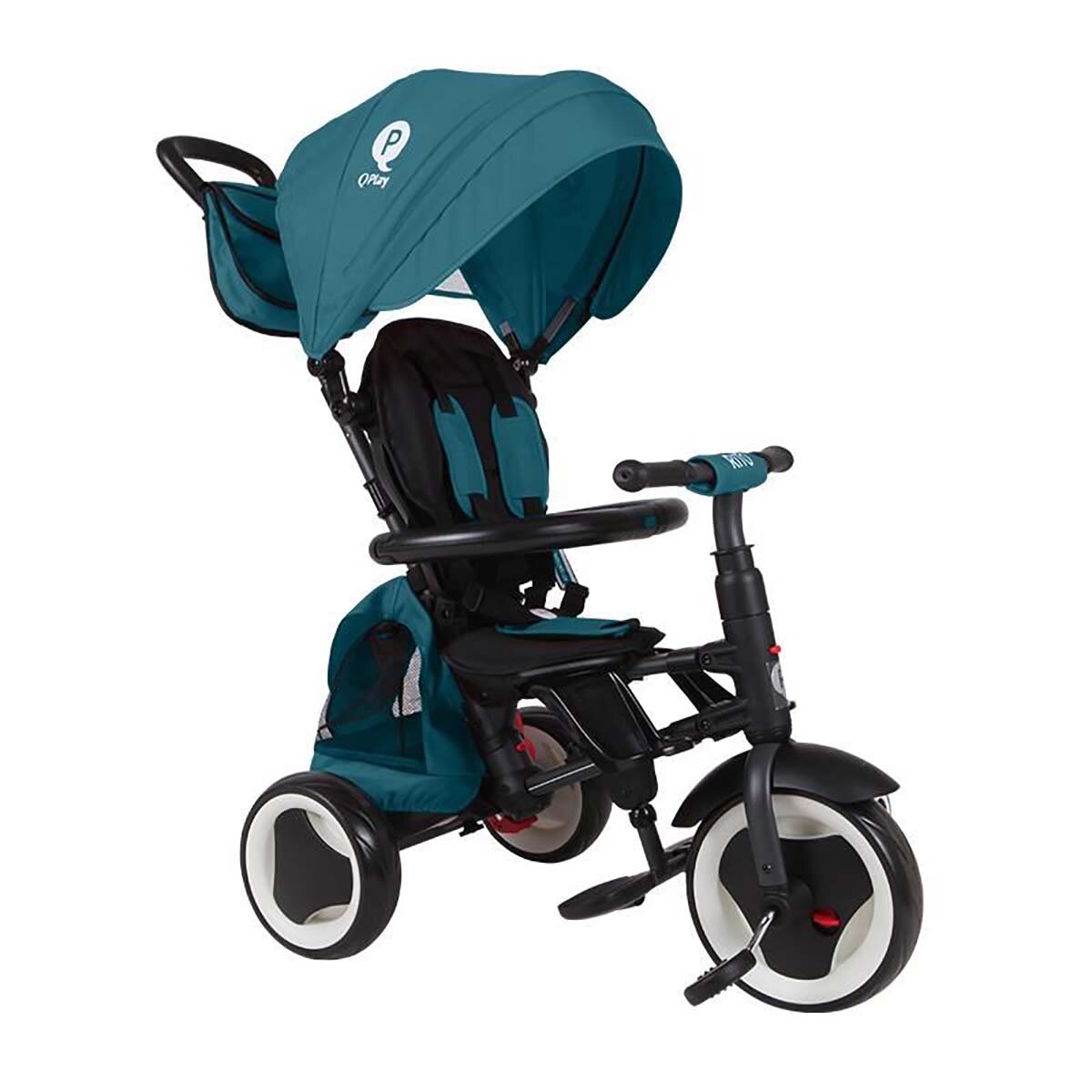 QPlay Tricicleta pliabila Rito Plus Turcoaz