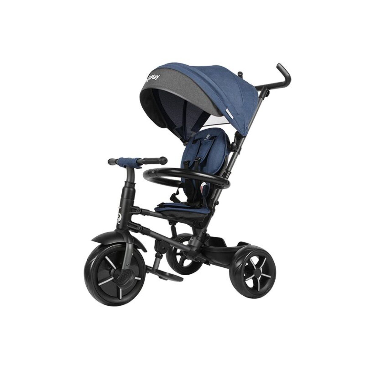 QPlay Tricicleta pliabila Rito Star Albastru