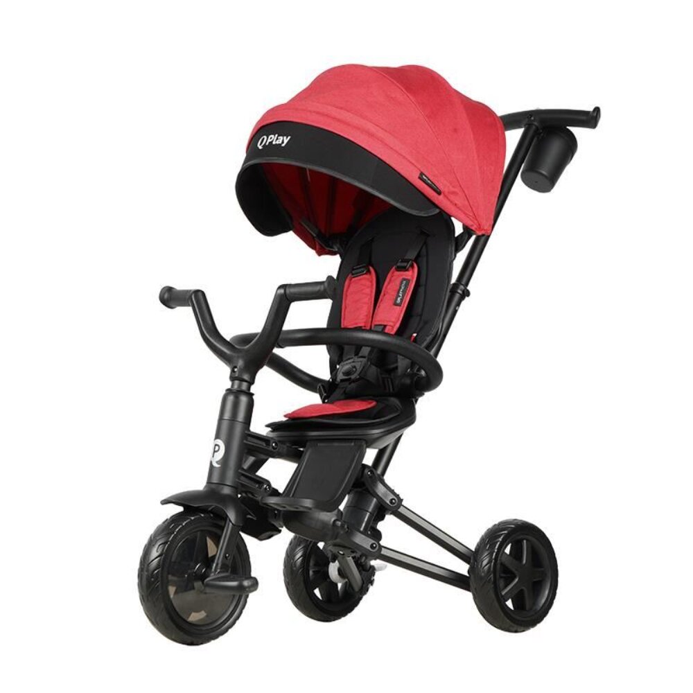 QPlay Tricicleta ultrapliabila Nova Niello Rosu